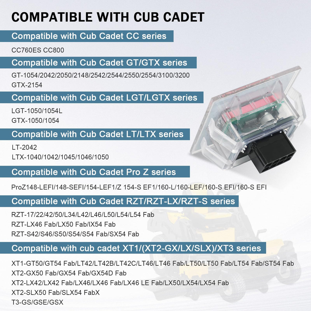 RALZAOTO rear view with connector for simple plug-and-play installation benefit