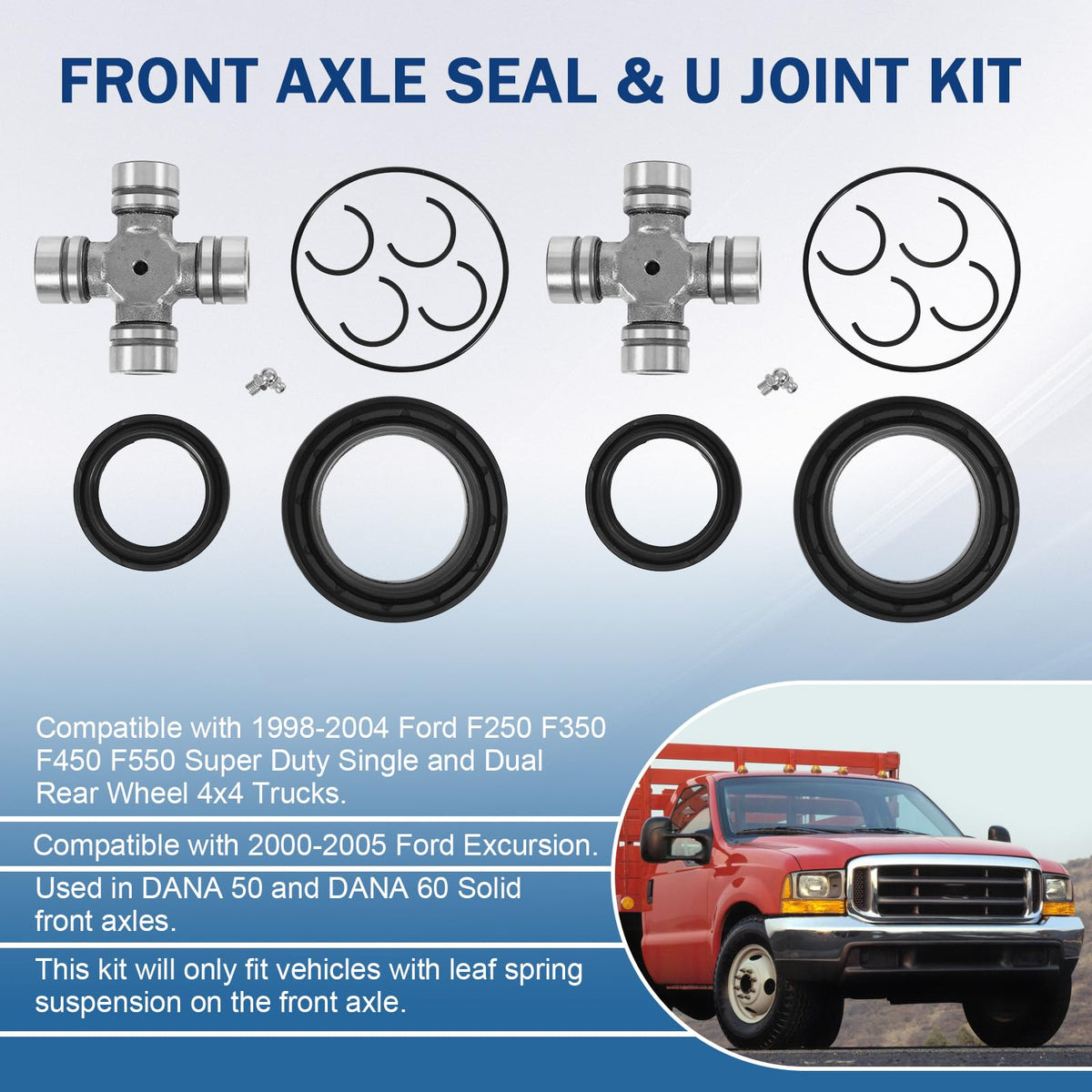 RALZAOTO inner knuckle oil seal close-up highlighting durable rubber lip seal