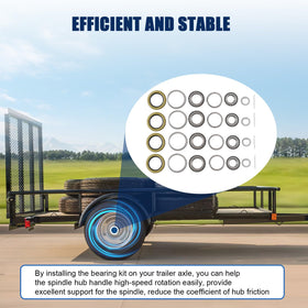 RALZAOTO installation in a trailer hub illustrating correct fitment and reduced friction