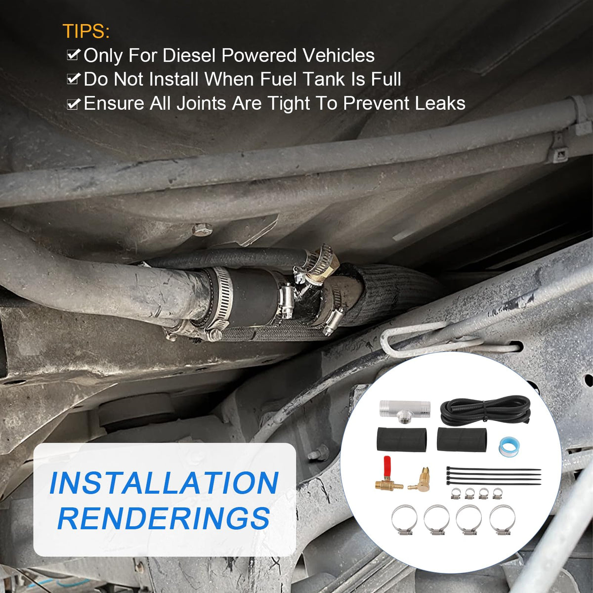 RALZAOTO kit components laid out clearly for easy inventory and installation