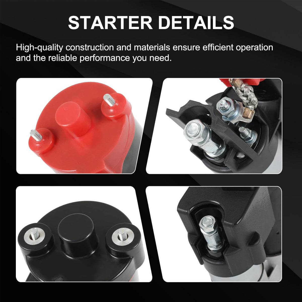 RALZAOTO starter mounting flange and boltholes for simple direct-fit installation
