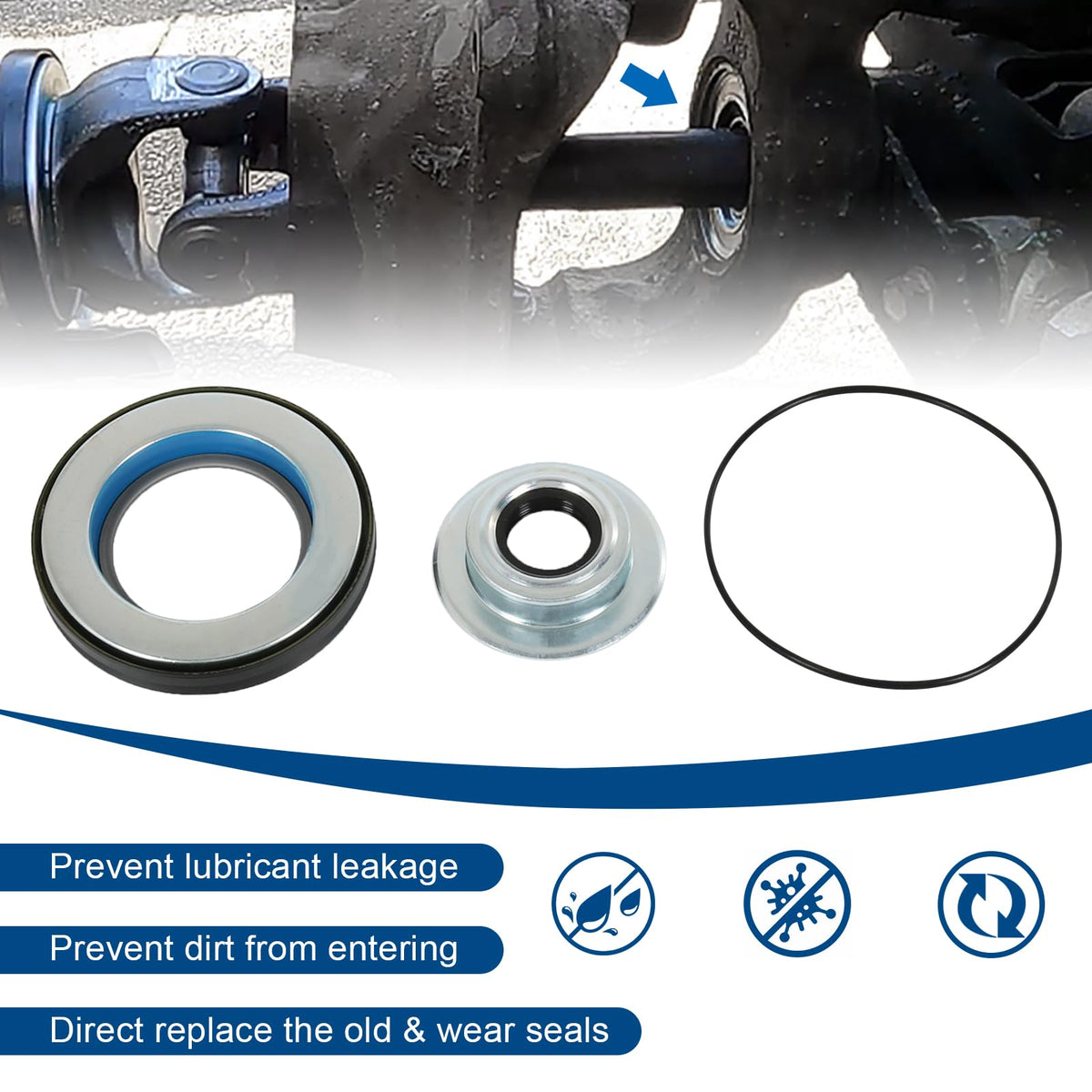 RALZAOTO vacuum O-ring closeup illustrating airtight seal benefit for hub locking