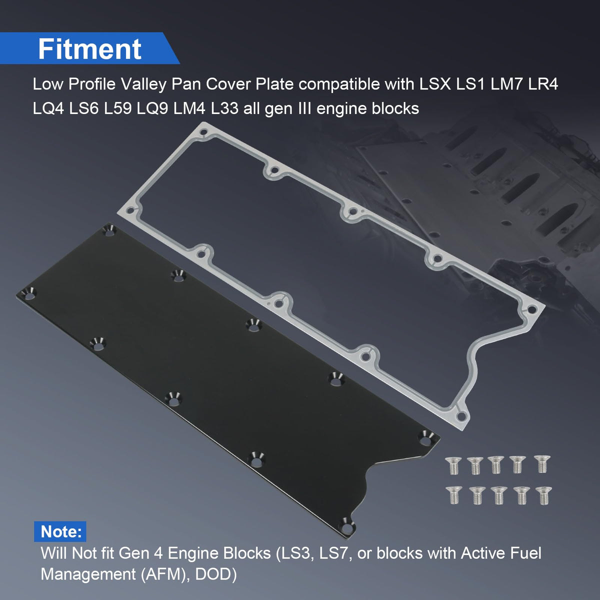 RALZAOTO gasket and bolts laid out showing included hardware benefit