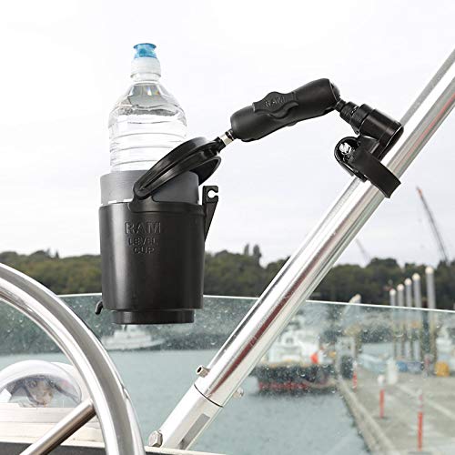 RAM MOUNTS close-up of cup holder texture and materials for durability