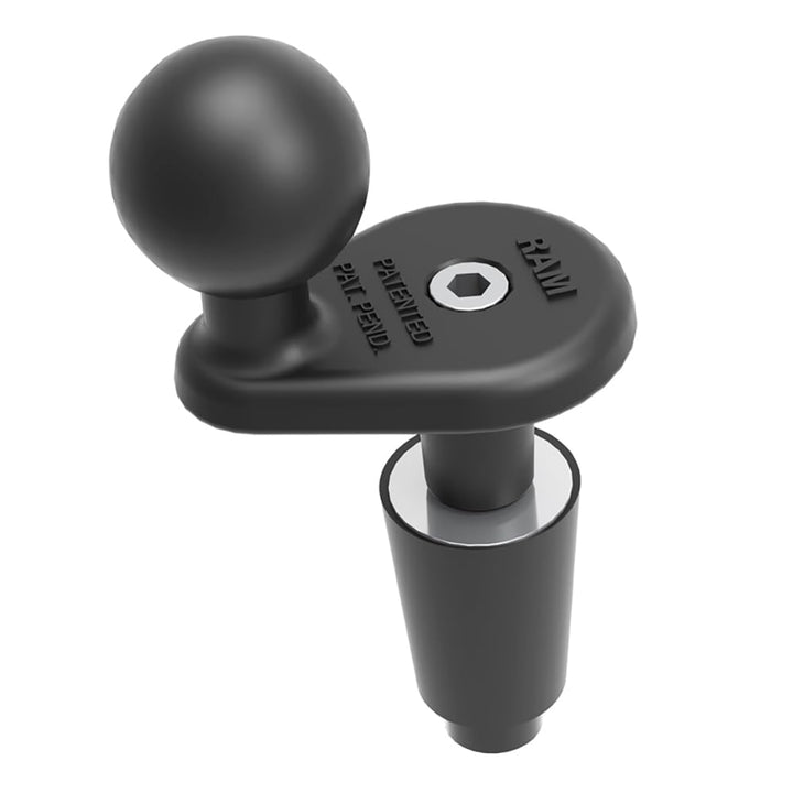 RAM MOUNTS front view of fork stem mount showing compact design and fit