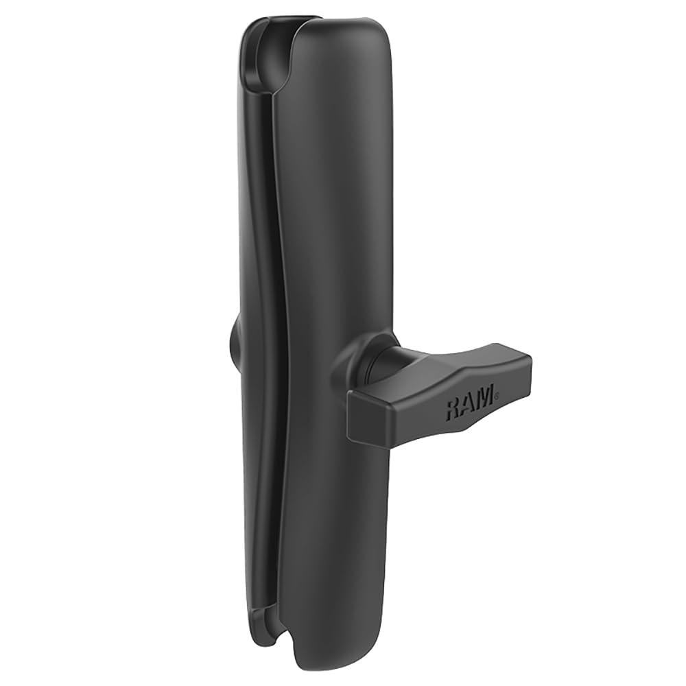 RAM MOUNTS front view of long double socket arm showing full length and connection points for precise positioning