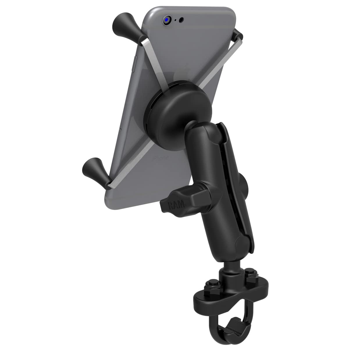 RAM MOUNTS close-up of spring-loaded X design offering strong grip