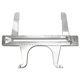 RAMATA front view of packaged brake resetting gauge showing durability benefit