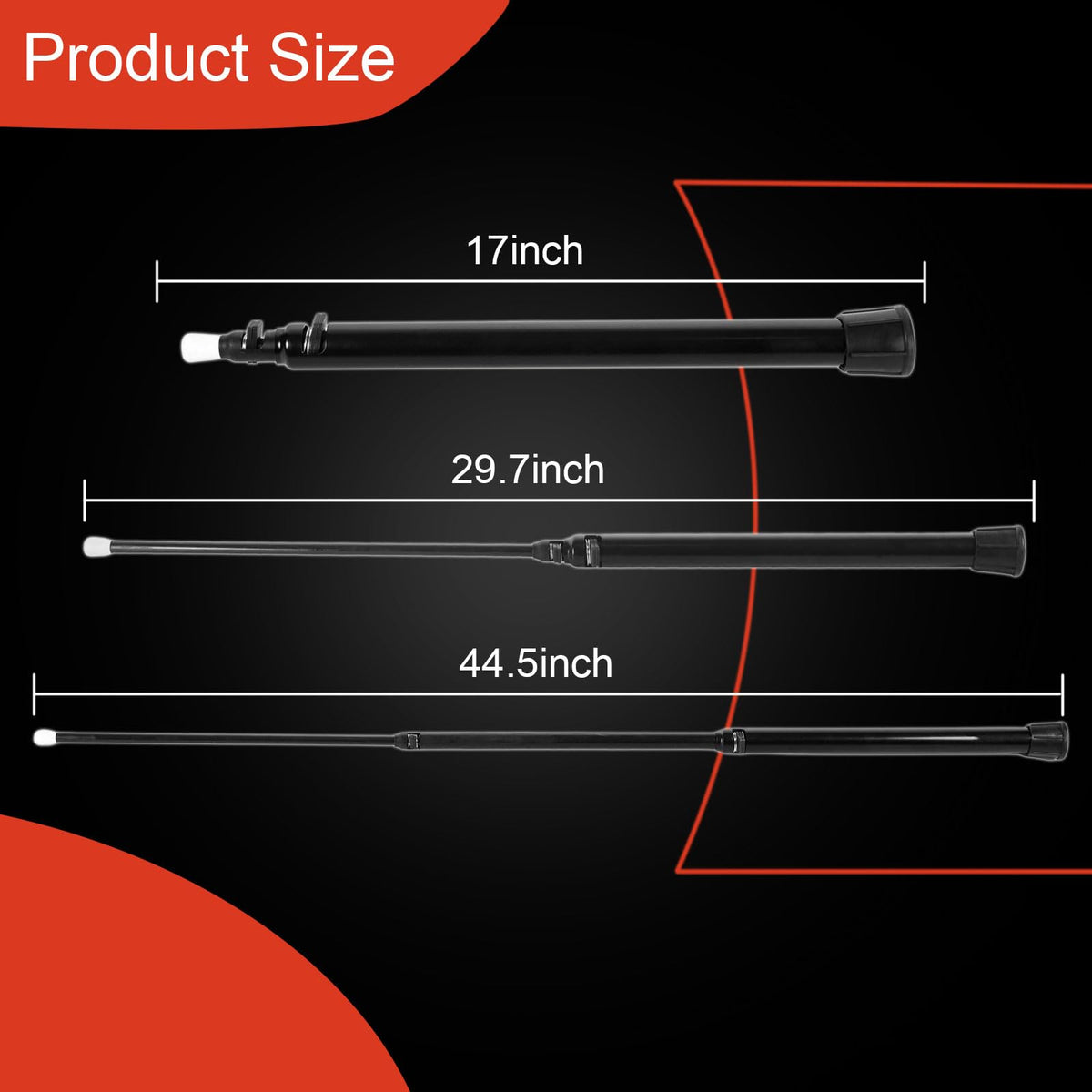 RAMATA rubber tip detail protecting paint and preventing slip while supporting hood
