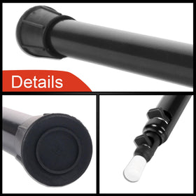 RAMATA close-up of telescoping shaft demonstrating sturdy, adjustable extension