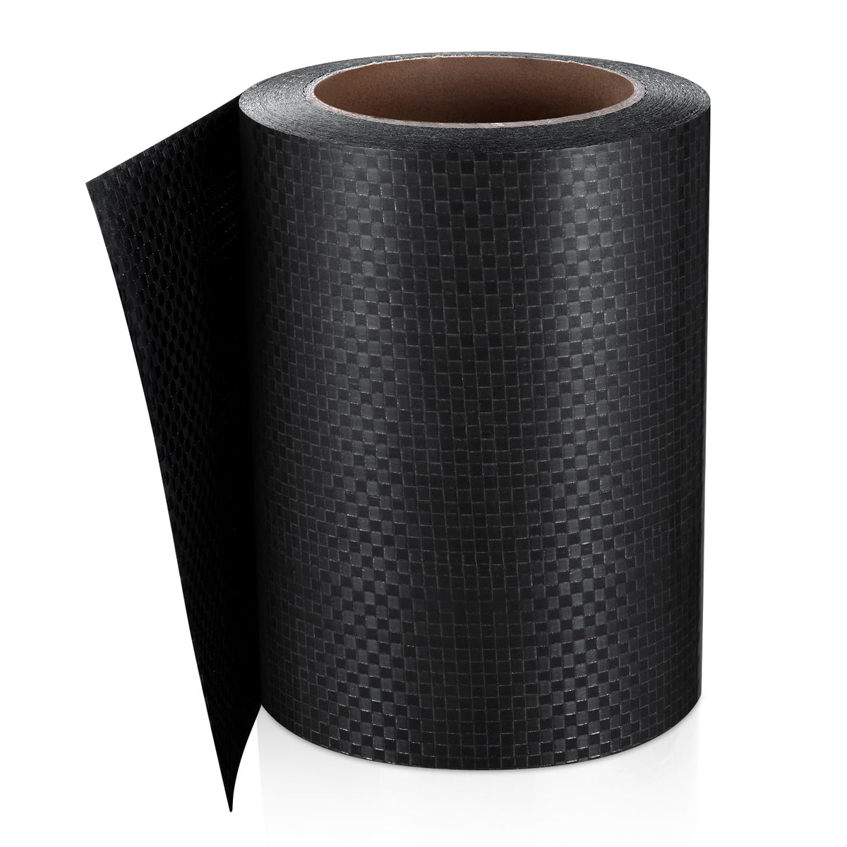 Ramkle roll front view showing tape width and labeling, clear identification benefit