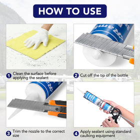 Ramkle sealant sealed around vent flashing to prevent leaks