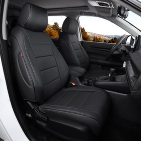 Ranaya front seat full view showing tailored fit and upgraded look