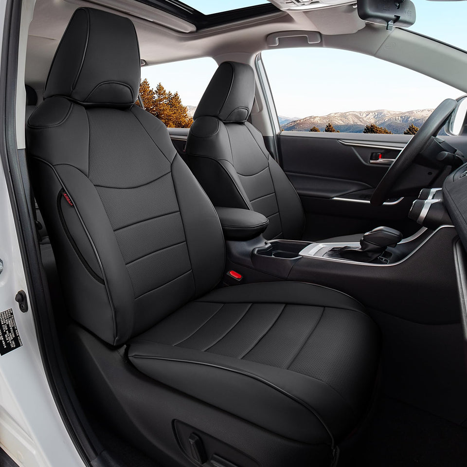 Ranaya front seat full view showing fit and polished interior benefit