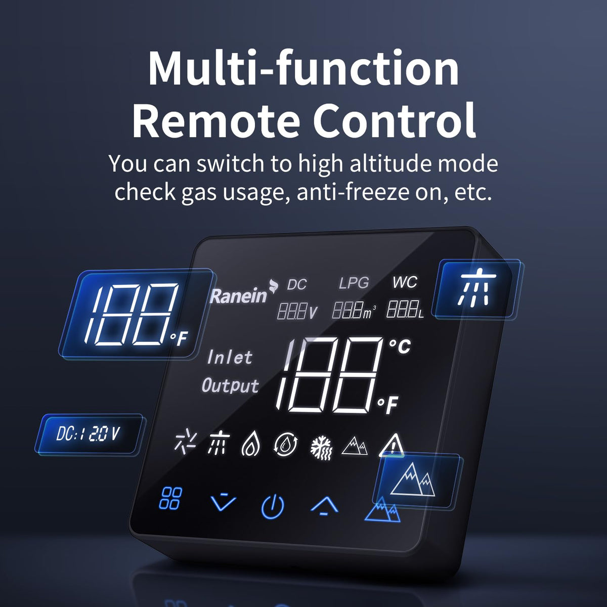 Ranein plumbing and 12V electrical connections showing easy integration benefit
