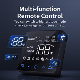 Ranein plumbing and 12V electrical connections showing easy integration benefit