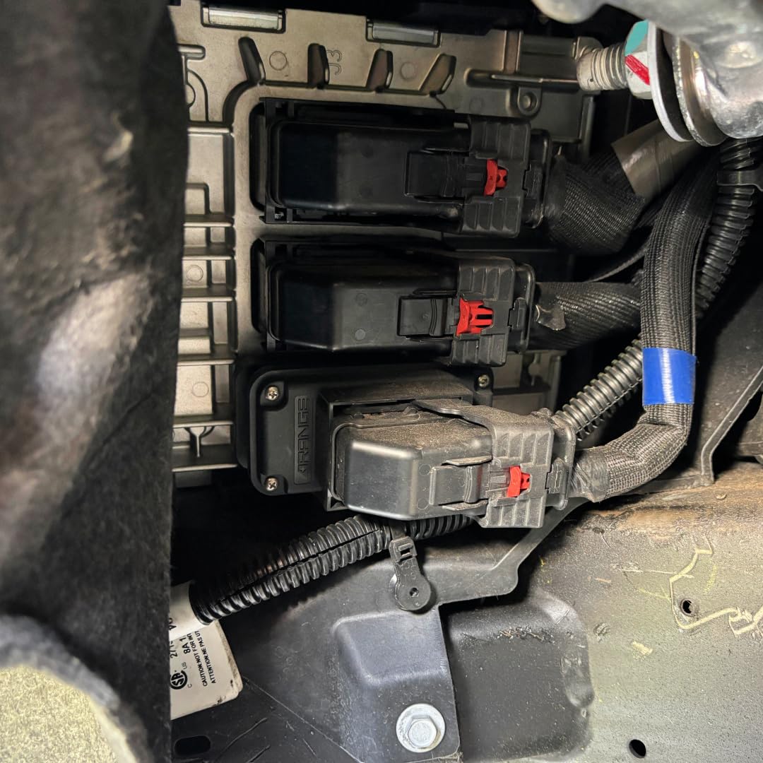 Range Technology RA007 installed under hood illustrating clean integration