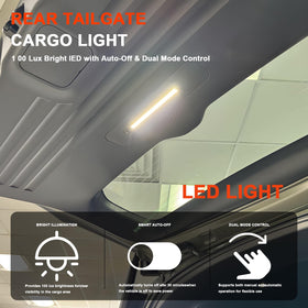 RANHAOYUYUL lamp installed in Passport tailgate showing correct alignment and improved visibility