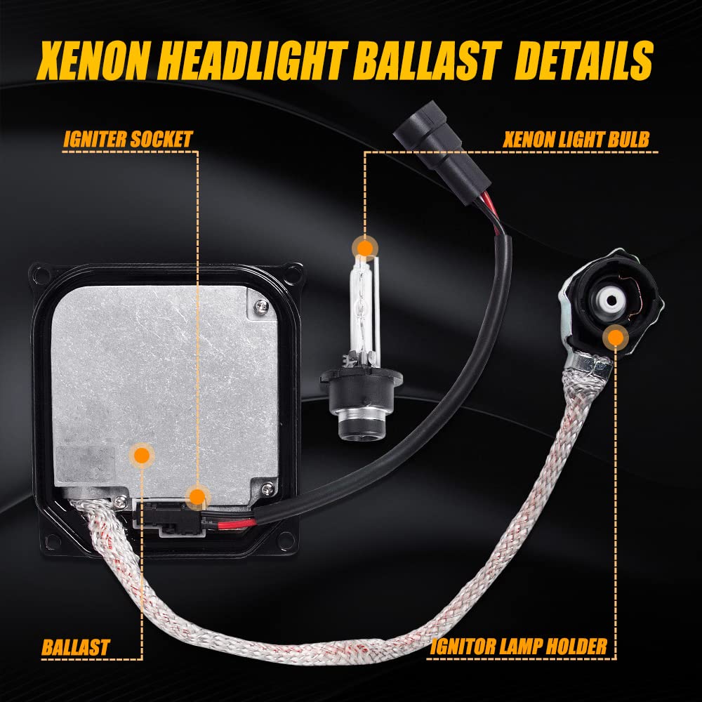 RANSOTO ballast connector close-up showing OEM plug compatibility benefit