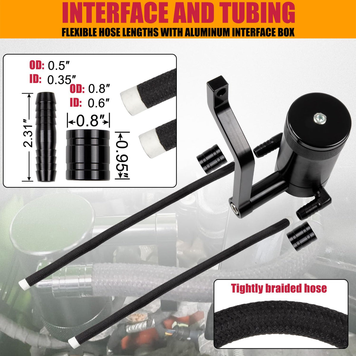 RANSOTO bottom drain knurled cap detail enabling quick tool-free emptying and clean servicing