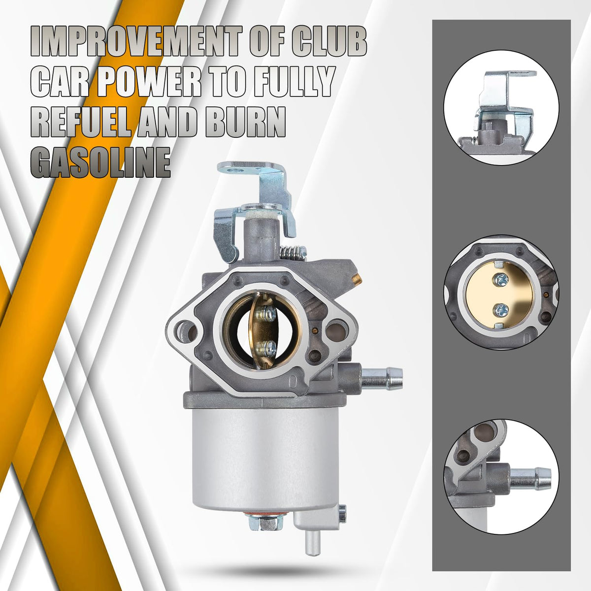 RANSOTO carburetor close-up showing precision bores and linkages for reliable metering