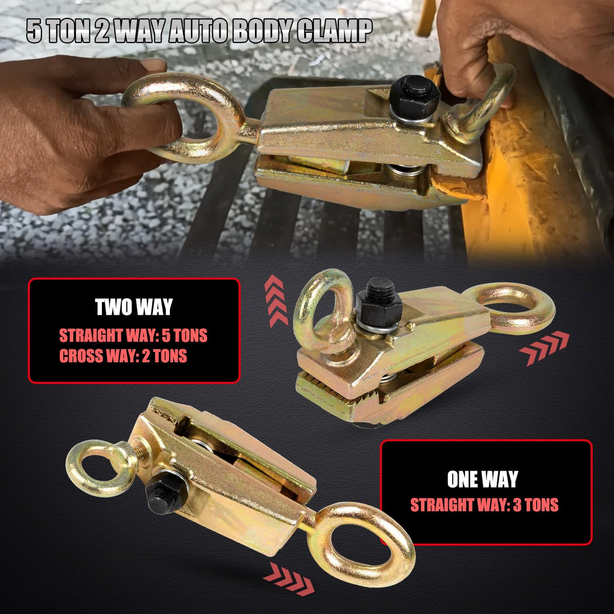 RANSOTO close-up of serrated jaws demonstrating bite for secure, non-slip grip