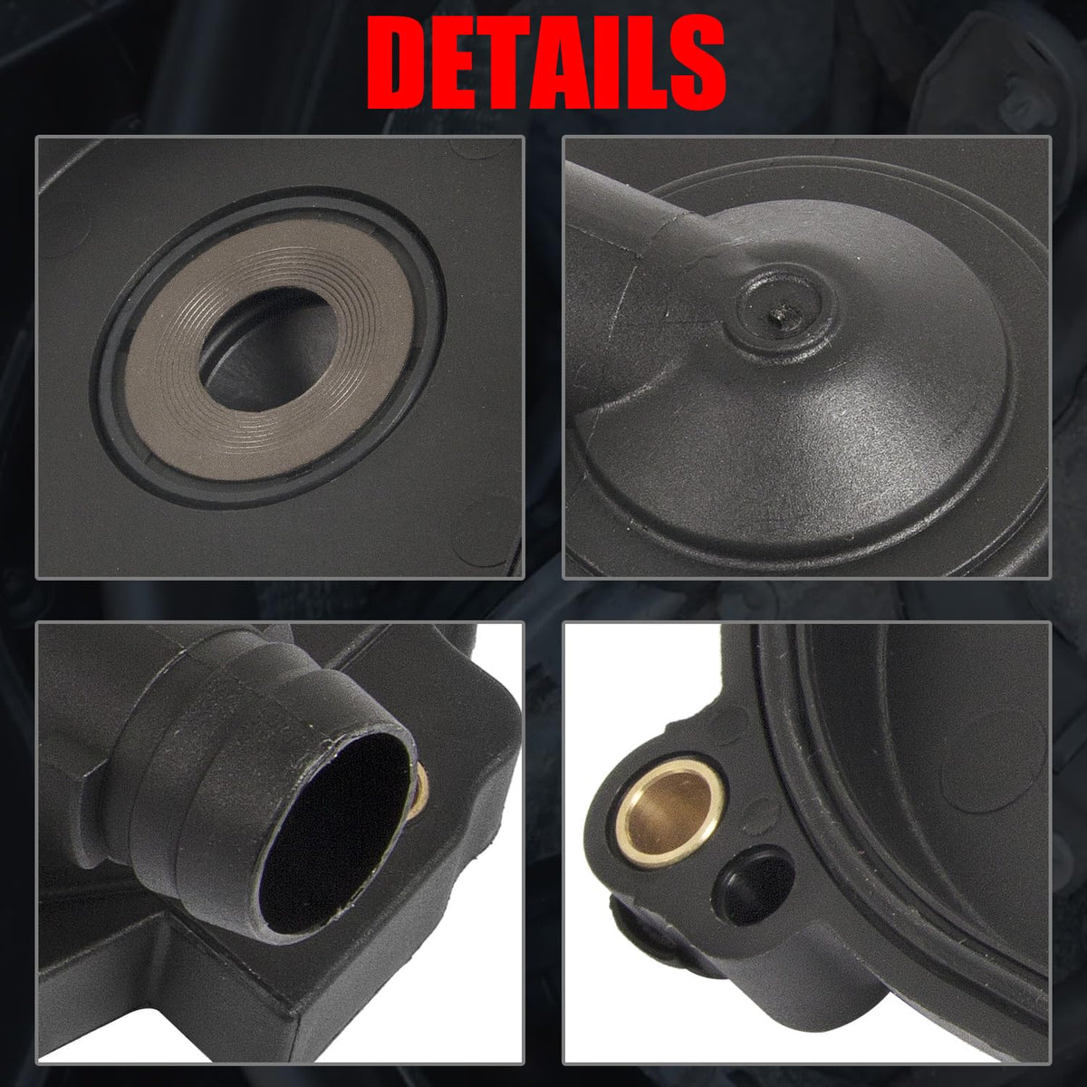 RANSOTO cover metal mounting inserts close-up for secure bolt retention