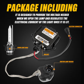 RANSOTO D2S bulb close-up for bright, factory-style xenon light output