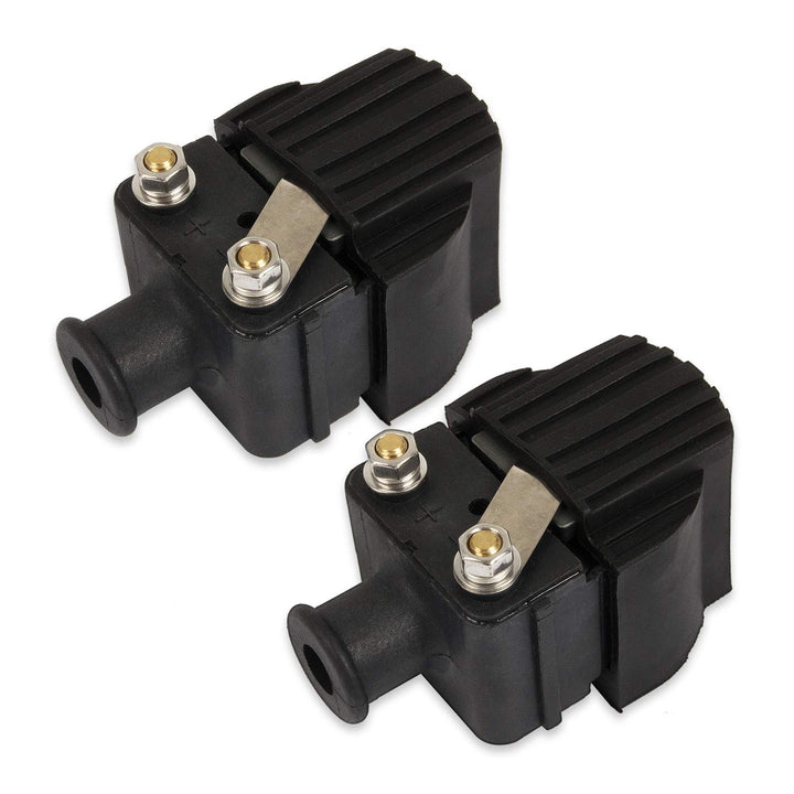 RANSOTO front view of two ignition coils showing clean connectors and fit