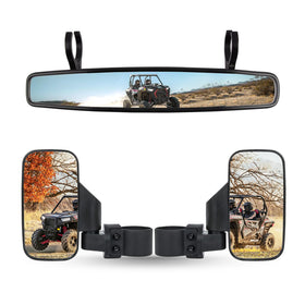 RANSOTO front view mounted on roll bar showing clear rear visibility