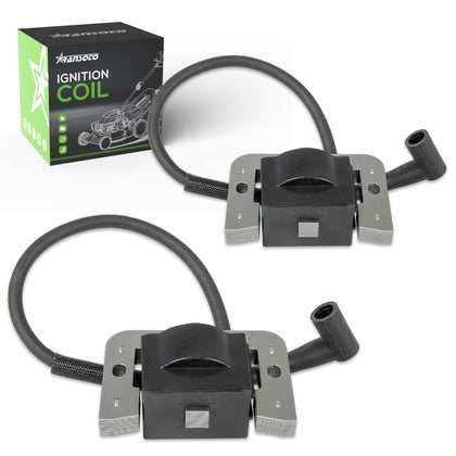 RANSOTO ignition coil front view showing compact housing and reliable replacement benefit