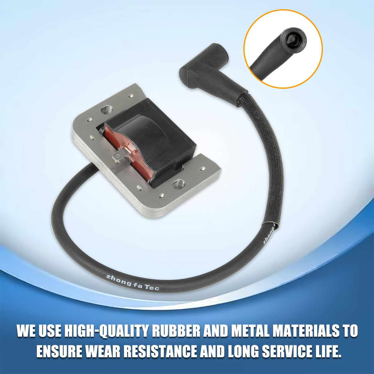 RANSOTO coil mounting holes closeup illustrating precise fit and secure installation