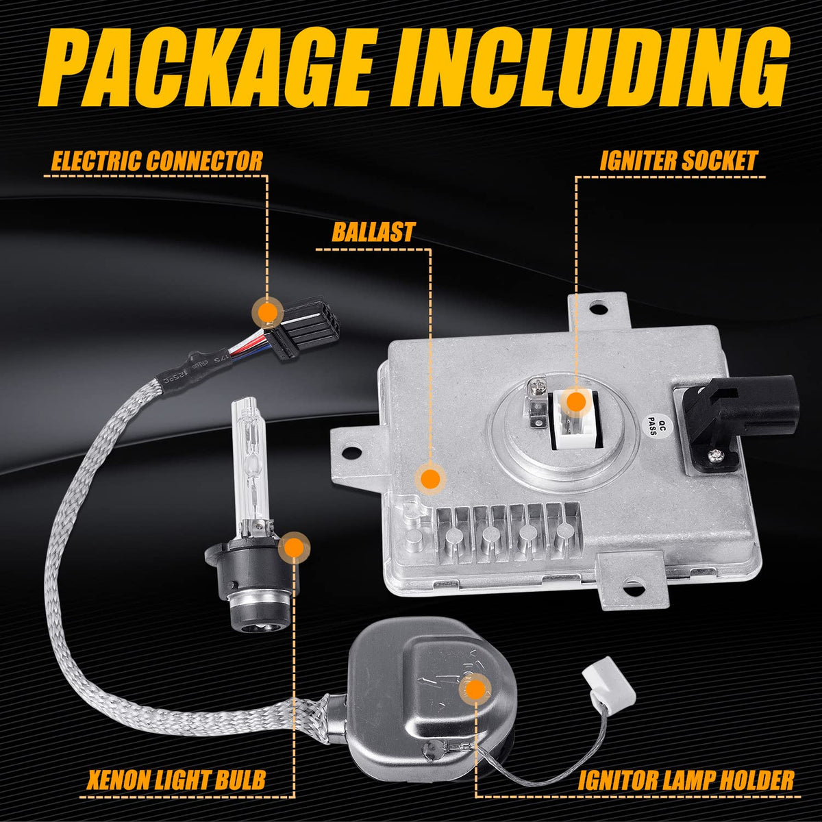 RANSOTO installed in Acura TL headlamp restoring stable xenon beam output