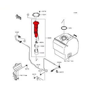 RANSOTO installed in tank scale comparison demonstrating proper fit and space savings
