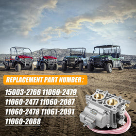 RANSOTO carburetor installed on a Kawasaki Mule demonstrating restored performance