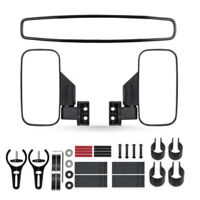 RANSOTO mirrors on UTV in trail setting for safer off-road driving