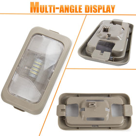 RANSOTO mounted in truck interior demonstrating instant cabin illumination