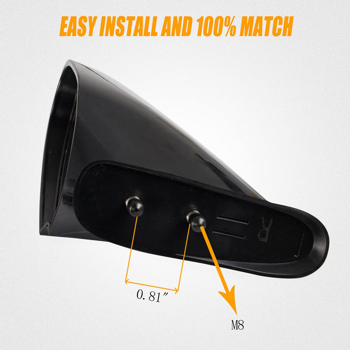 RANSOTO mounting point scale demonstrating direct-fit installation benefit