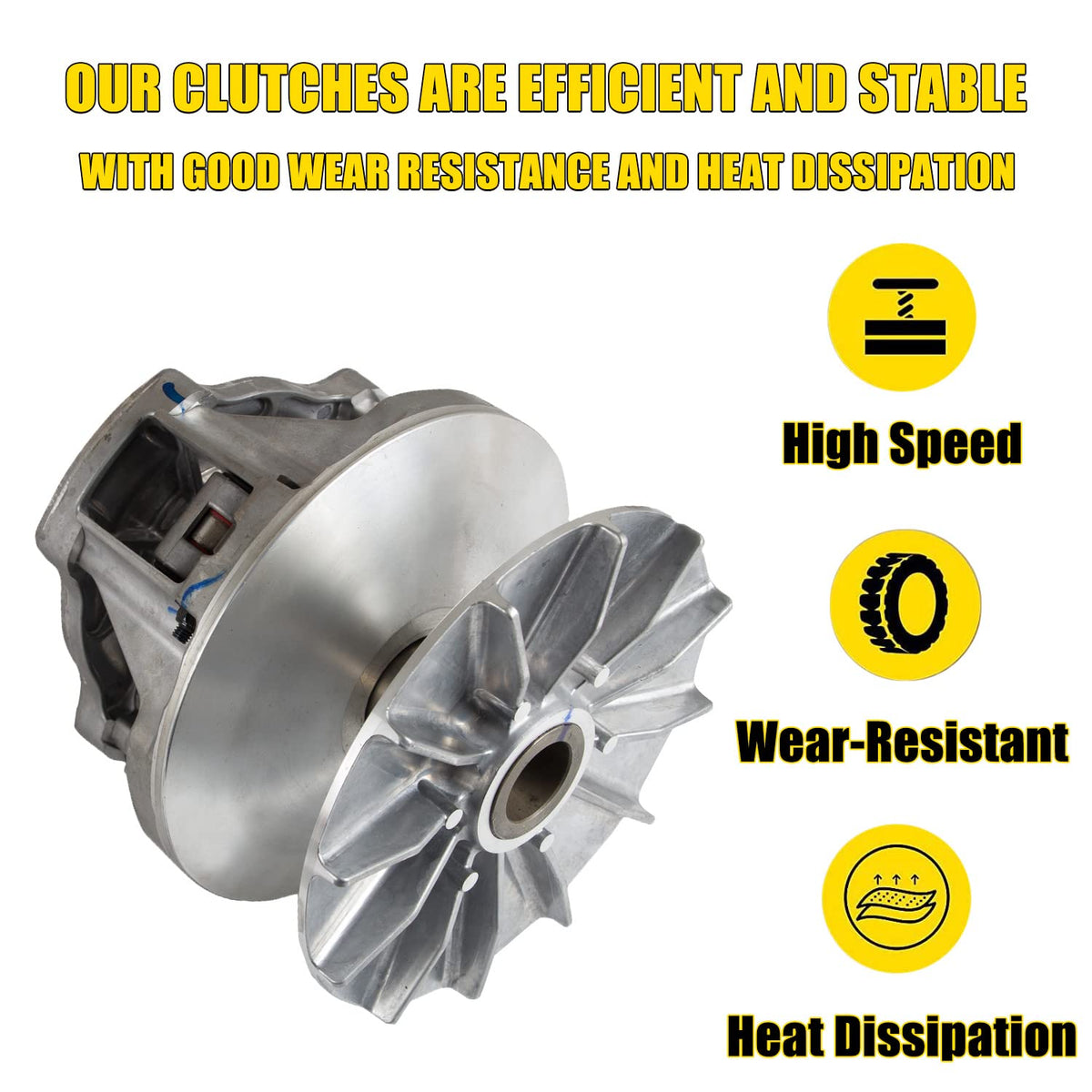 RANSOTO clutch size comparison with ruler showing correct dimensions for easy fitment