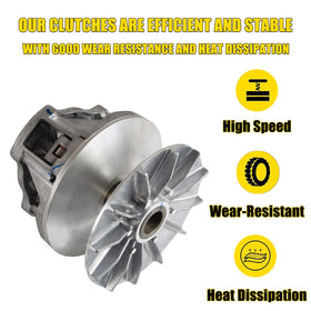 RANSOTO clutch size comparison with ruler showing correct dimensions for easy fitment