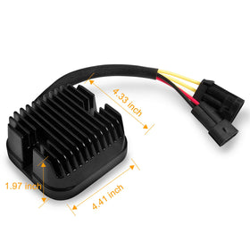 RANSOTO regulator rectifier installed on Polaris demonstrating correct fit and improved charging stability