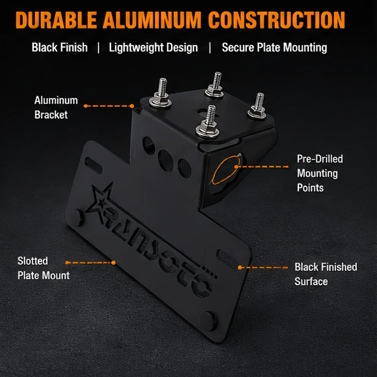 RANSOTO bracket next to ruler indicating compact scale and lightweight benefit
