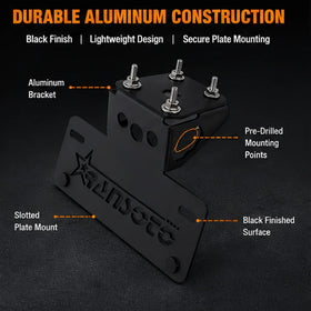 RANSOTO bracket next to ruler indicating compact scale and lightweight benefit