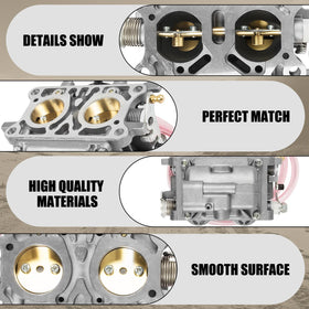 RANSOTO carburetor next to ruler for scale aiding correct fit verification