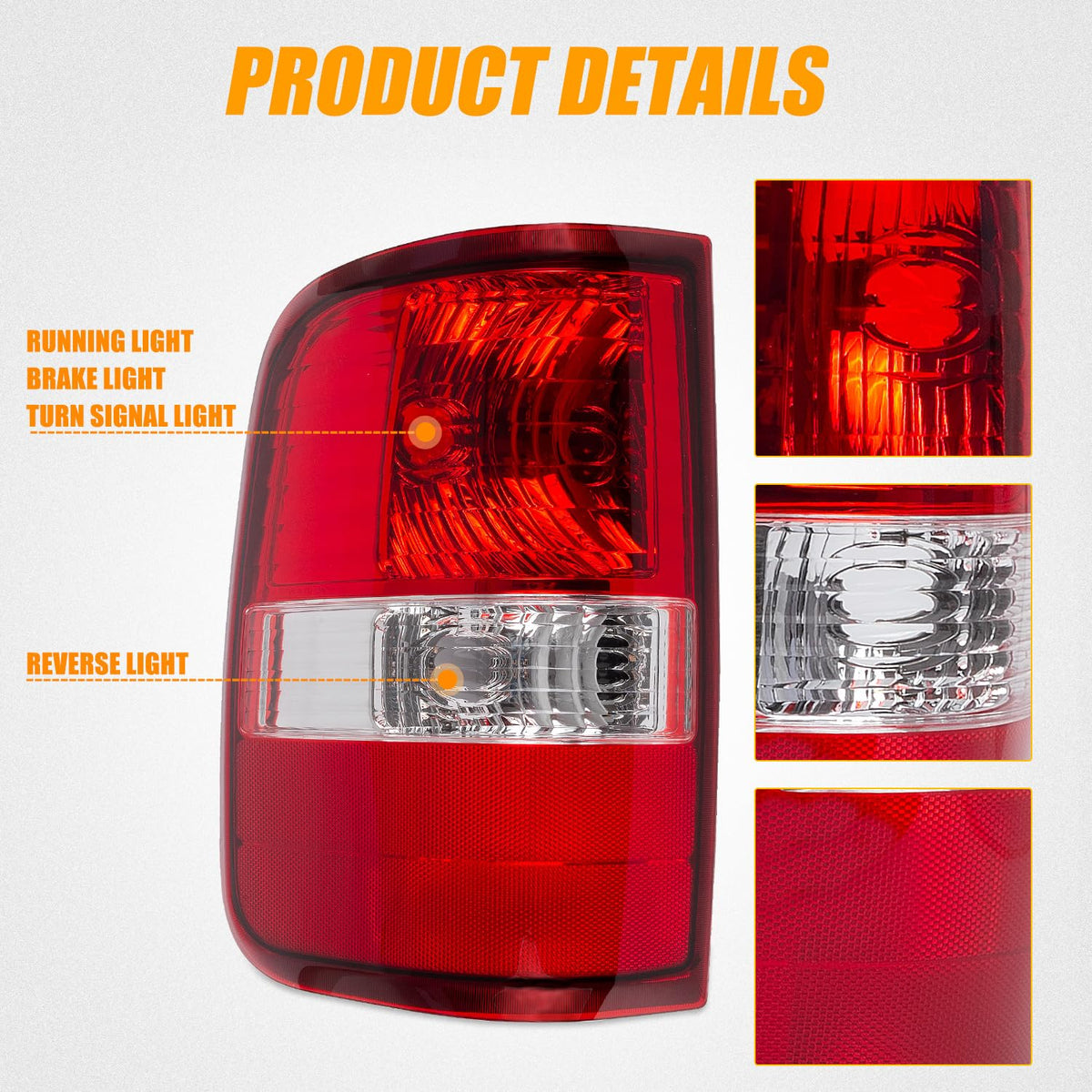 RANSOTO tail light backside showing mount points and corrosion-resistant housing benefit