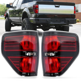 RANSOTO front view tail light showing smoked lens and fitment benefit