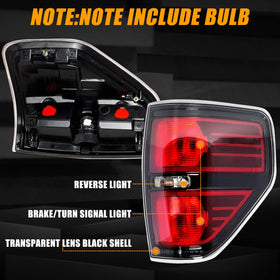 RANSOTO tail light installed on F-150 rear demonstrating clear signal visibility