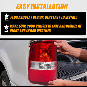 RANSOTO tail light installed on Ford F-150 demonstrating restored rear appearance benefit