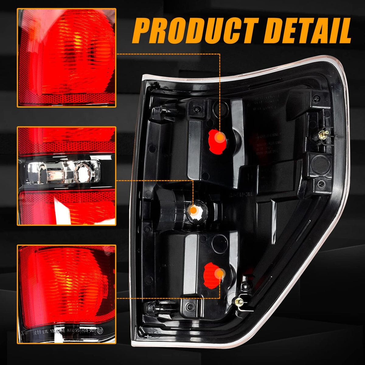 RANSOTO tail lights on parked F-150 illustrating upgraded appearance benefit