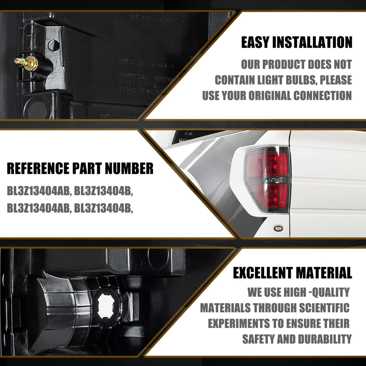 RANSOTO tail light beside ruler showing size and correct scale fitment